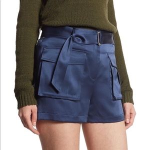 THEORY SILK SHORTS